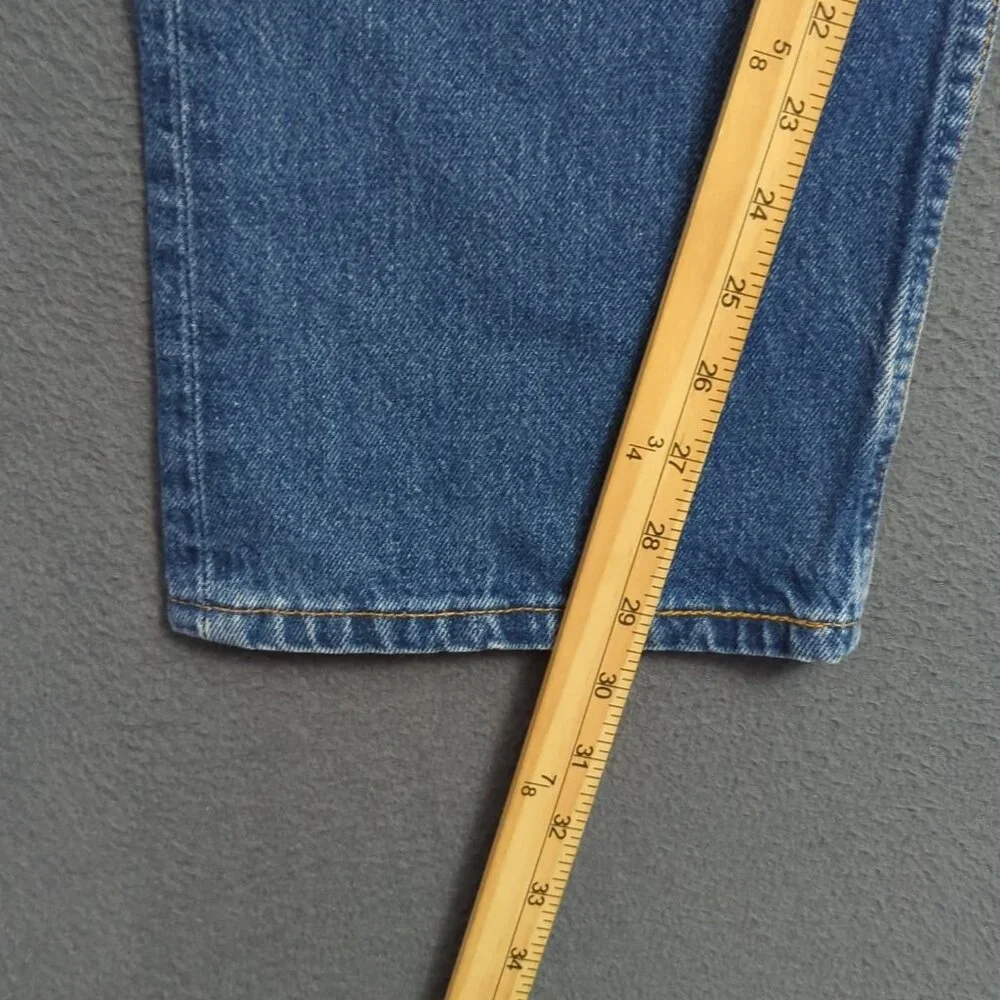 Levi's Vtg Jeans Mens 40x30 Fits 38x29 Blue 501 Straight Button Fly USA Made 90s
